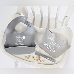 On-The-Go Feeding Set. “baby got snacks” retail price $27